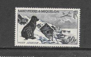 ST PIERRE & MIQUELON -   CLEARANCE #C21 DOG MNH