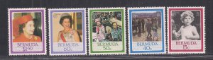 BERMUDA SC# 499-503   FVF/MOG  1986