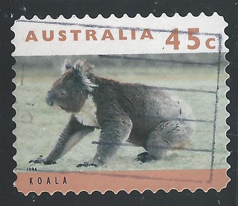 Australia #1292 45c Threatened Species - Koala Walking