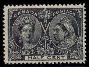 CANADA #50 ½¢ Jubilee, og, NH, VF, Scott $275.00