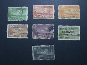 ​CUBA-AIRMAIL 1931  11 VERY OLD CUBA AIRMAIL USED-STAMP-VF  ALMOST 91 YEARS