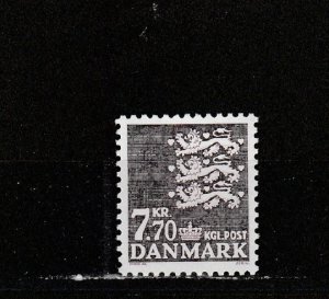 Denmark  Scott#  809  MNH  (1989 State Seal)