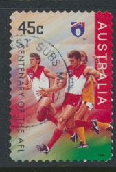 Australia SG 1608  Used  Self Adhesive - Australian Rules