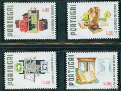 PORTUGAL Scott 1411-4 MNH** Postal Museum set CV $4.20