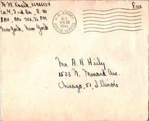 United States A.P.O.'s Soldier's Free Mail 1945 U.S. Army, Postal Service A.P...