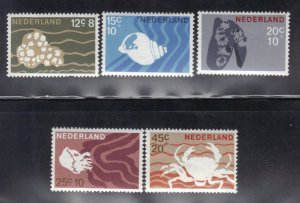 NETHERLANDS SC# B419-23 MNH  1967