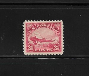 US Stamps: #C6; 24c 1923 Airmail Issue (DeHavilland Biplane); Mint Hinged