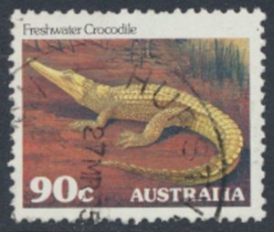 Australia  SG 804 Sc# 799 Used Crocodile  see details & scans