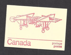 Canada BOOKLET #74a VF MINT NH F COVER, DF STAMPS, PRINT ERRORS BS29251