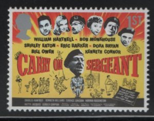 Great Britain 2008 MNH Sc 2581 1st Carry On Sergeant Comedy/Horror Film Posters