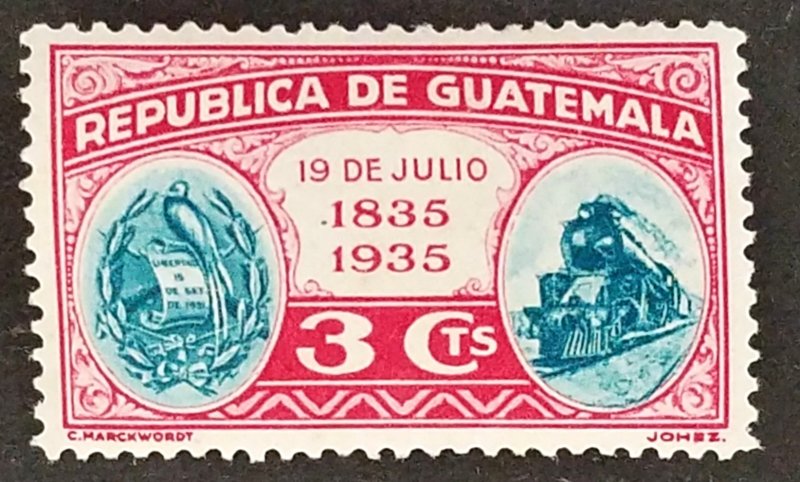 Guatemala #267 MH FVF CV $4.50  …...................(XSP11)  