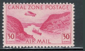 Canal Zone 1941 Gaillard Cut Air Mail 30c Scott # C12 MH