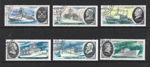 RUSSIA - 1979 RESEARCH SHIPS - SCOTT 4799 TO 4804 - USED