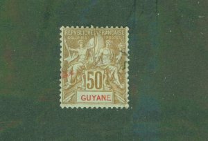 FRENCH GUYANA 47 USED CV $26.00 BIN $12.00