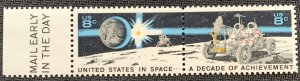 US #1434-1435 MNH ME Pair Space Achievement Decade SCV $.50 L23