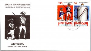 Antigua, Worldwide First Day Cover, Americana