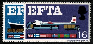 GB 1967 E.F.T.A. (ord). SG 715-716