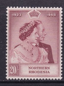 Northern Rhodesia Scott 49, 1948 SW 20/, VF MNH  Scott $100