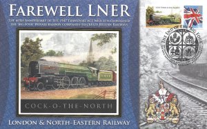 Benham Silk FDC: Farewell LNER: Cock-O-The-North: 2007