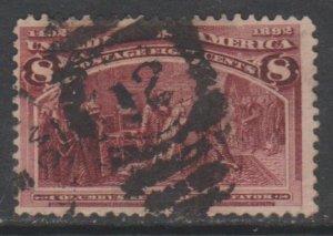 U.S. Scott #236 Columbian Stamp - Used Single