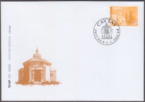 CROATIA Sc # 677 FDC - ST NICHOLAS CHURCH CAVTAT