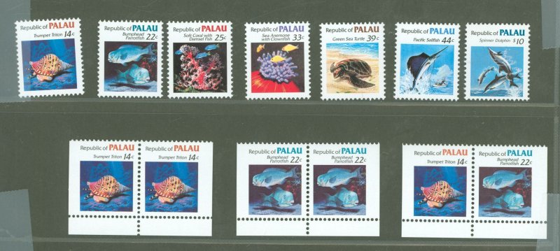 Palau #75-85  Single (Complete Set)