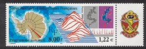 FRENCH ANTARCTIC 2000 Sleep Study; Scott 265, Yvert 266; MNH