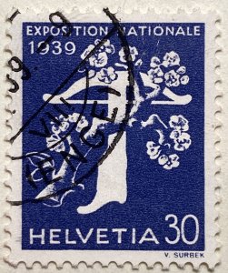 AlexStamps SWITZERLAND #259 SUPERB Used