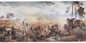 Lithuania Litauen Battle of Grunwald 1410 Postcard FILOP Stamp