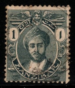 ZANZIBAR SG246 1913 1c GREY FINE USED