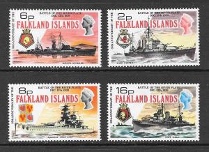 Falkland Is. #237-240 Mint NH