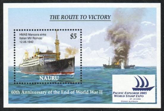 Nauru Stamp 531  - End of World War II, 60th anniversary