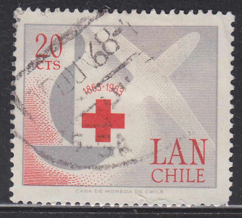 Chile C249 Centenary of the International Red Cross 1963