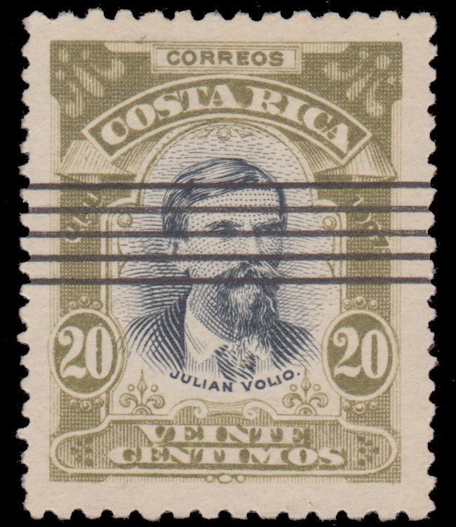 COSTA RICA  STAMP 1907. SCOTT # 64. USED. # 2