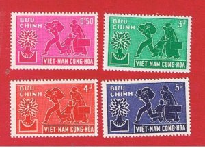 Viet Nam #132-135  MVFLH OG   WRY   Free S/H