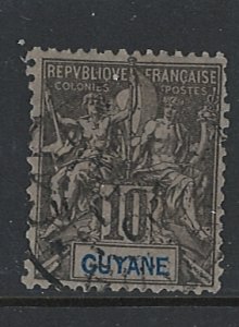 French Guiana Sct 37 Used