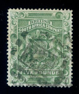 MOMEN: RHODESIA STAMPS SG #12 1892-3 USED LOT #60057