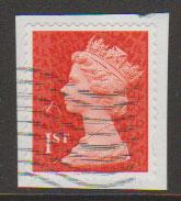 GB QE II Machin SG U2968a - 1st vermillion  - date code M12L - Source  B 