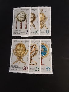 +German Democratic Rep. #1402 -1407          MNH