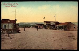 Mexico Tia Juana 1911 street Scene Vintage Postcard to mountain View Cal.