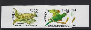 Dominican Republic SC 1145-6 One Imperf Pair MNH (9gut)