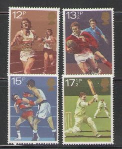 Great Britain Sc 924-7 1980 sports stamp set mint NH