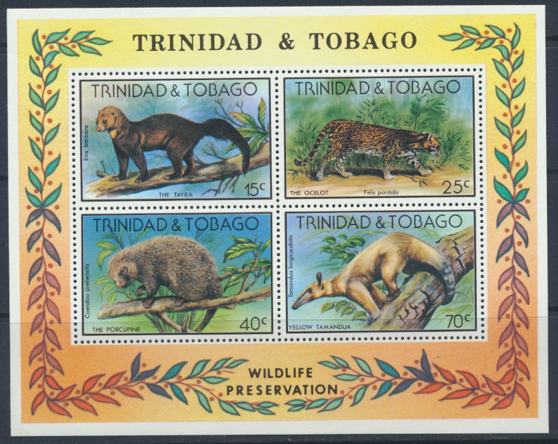 Trinidad and Tobago SG MS525 SC# 295a MNH 1978  Wildlife  please see scan 