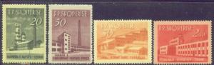 Albania  697-700 MNH 1963 Industry Issue CV $21.95