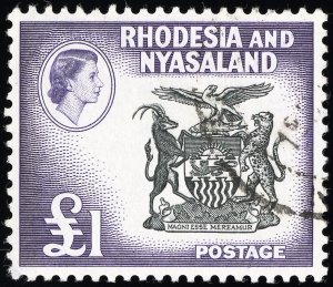 Rhodesia Nyasaland Stamps # 171 Used XF Scott Value $67.00
