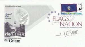 4286 44c GUAM FLAG - Signed by Stamp Designer H. E. Paine - Color