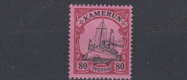 CAMEROUN  1900  S G K15   80PF  BLACK &  CARMINE      MNH 