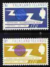 Falkland Islands 1965 ITU Centenary perf set of 2 unmount...