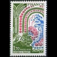 FRANCE 1978 - Scott# 1606 Beautification Set of 1 NH