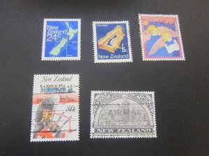 New Zealand 1977 Sc 649,759,859,880,954 FU